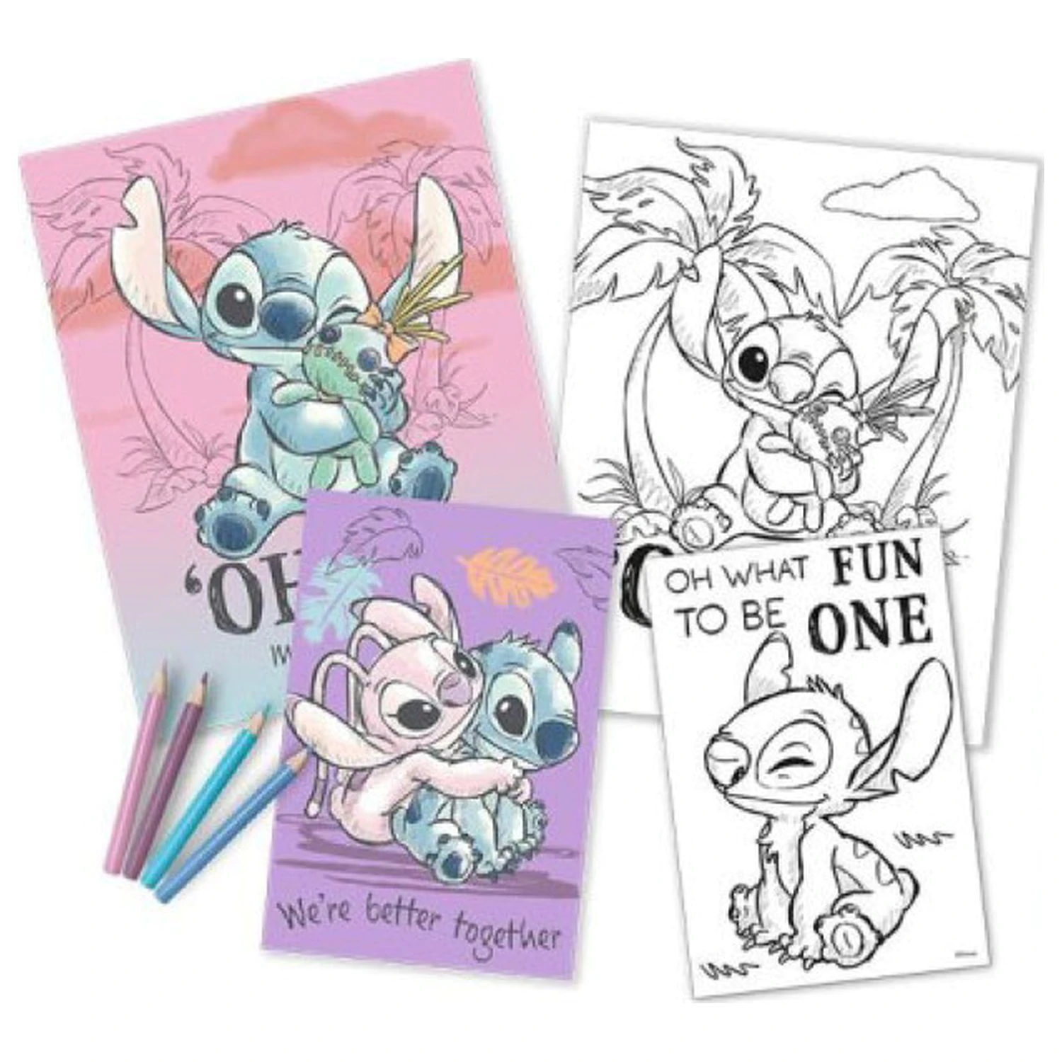 Stitch Cheeky színező szett termékfotó