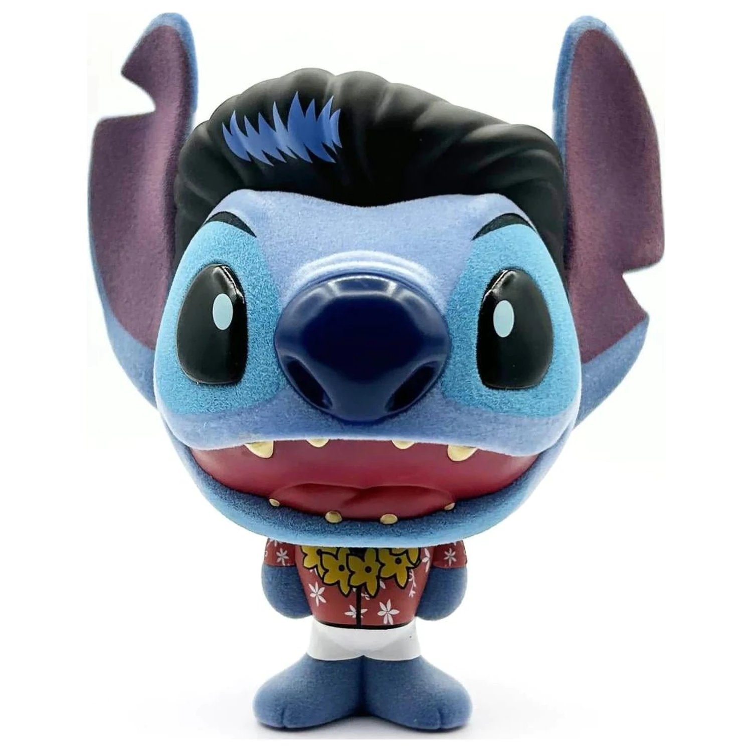 Stitch Elvis Blue Hawaiian Bhunny Flocked Vinyl figura termékfotó