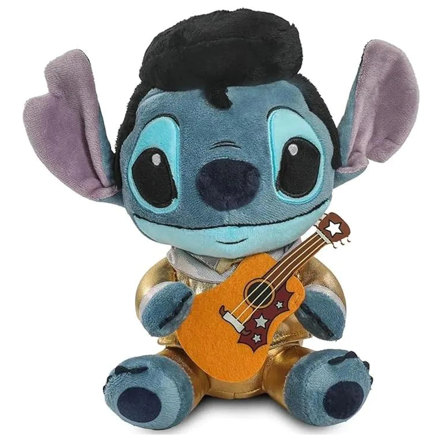 Stitch Elvis Gold Suit Kidrobot plüss 25cm termékfotó