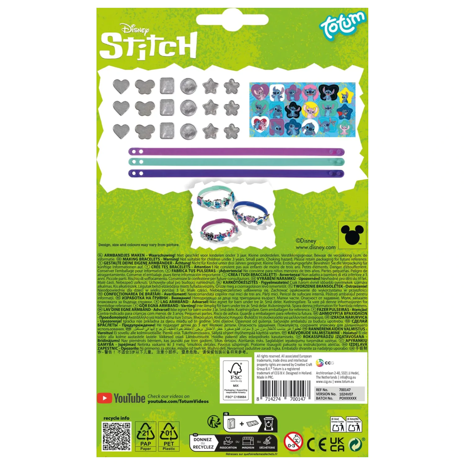 Stitch Extrovert karkötő készítő készlet termékfotó