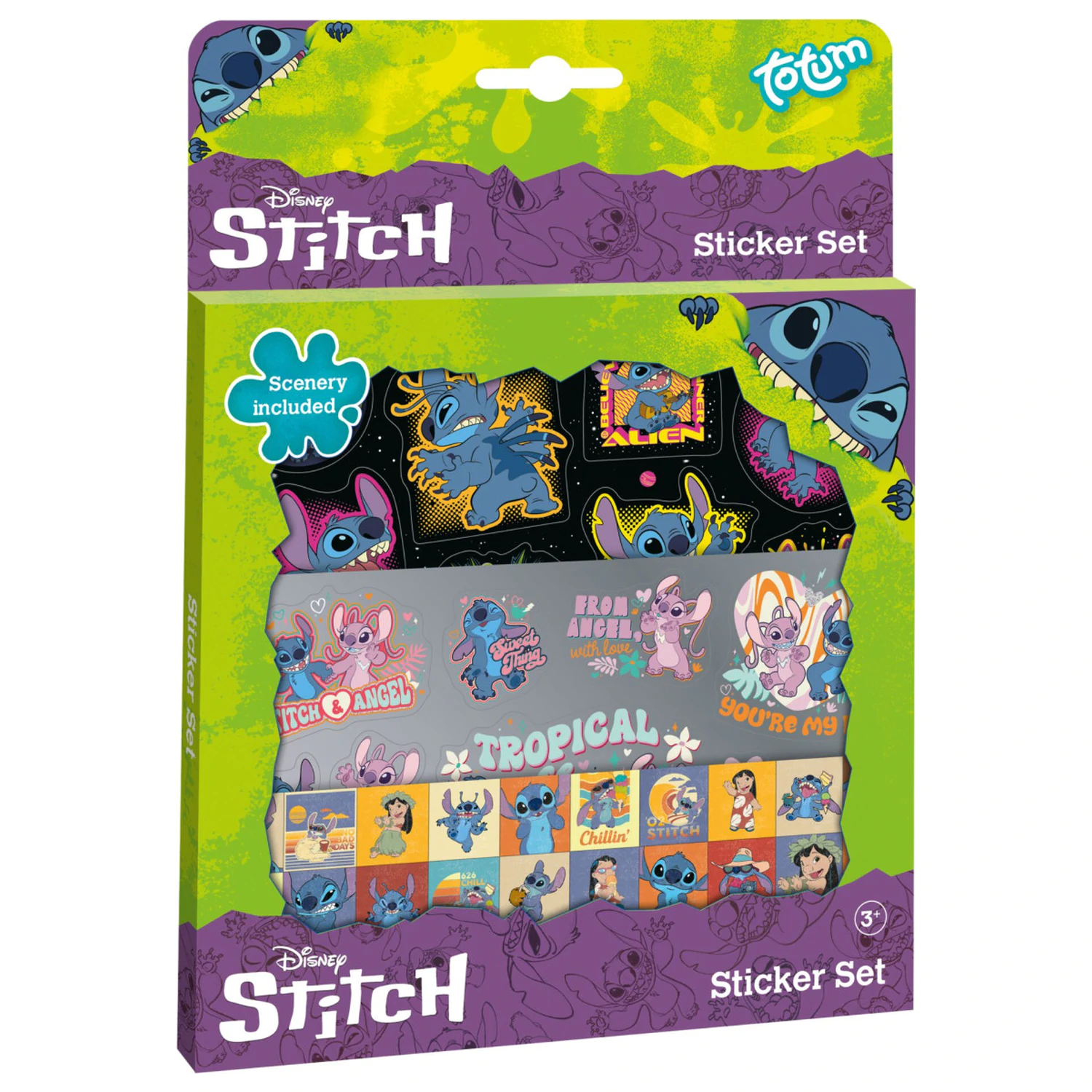 Stitch Extrovert matrica szett termékfotó