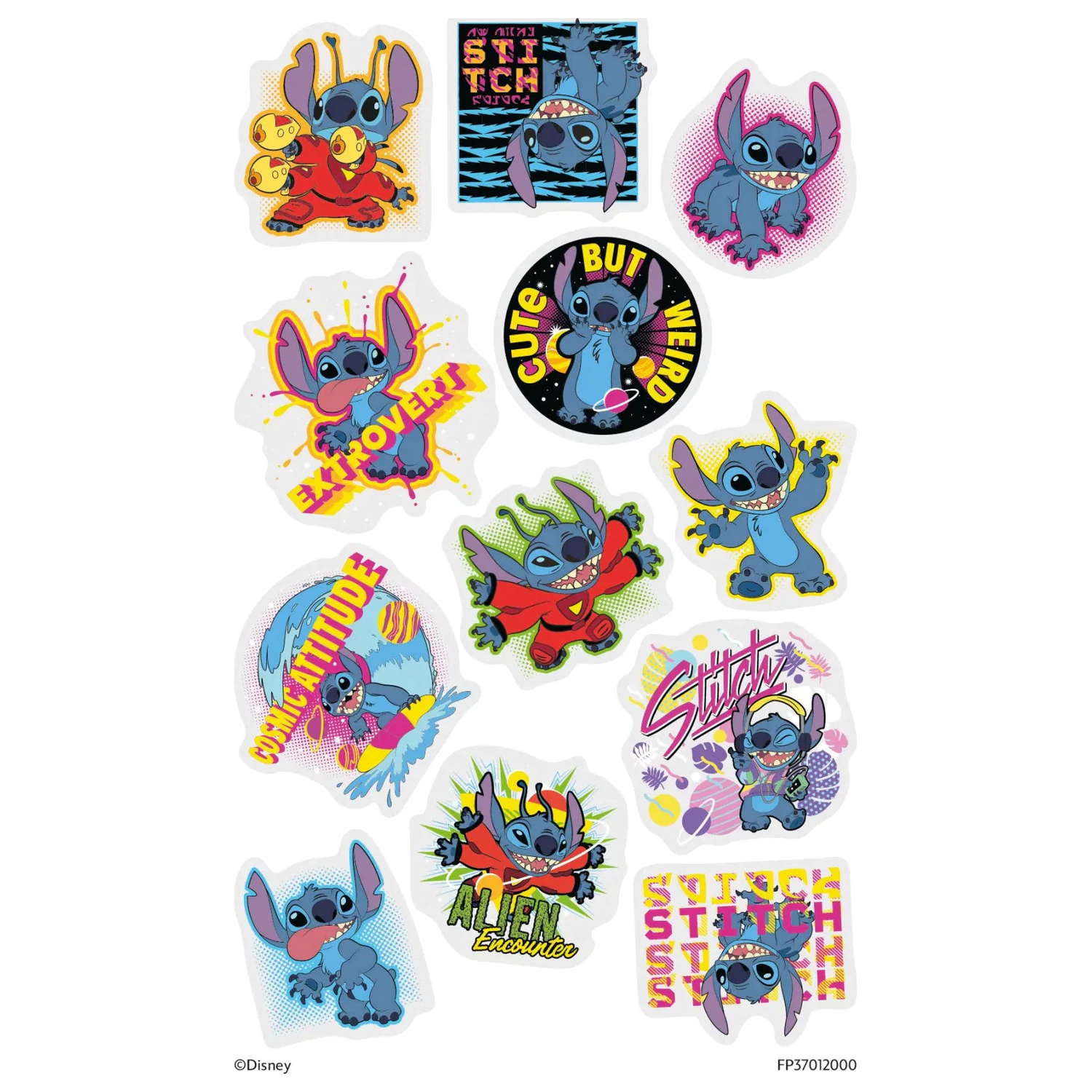 Stitch Extrovert tetkó 12 db-os termékfotó