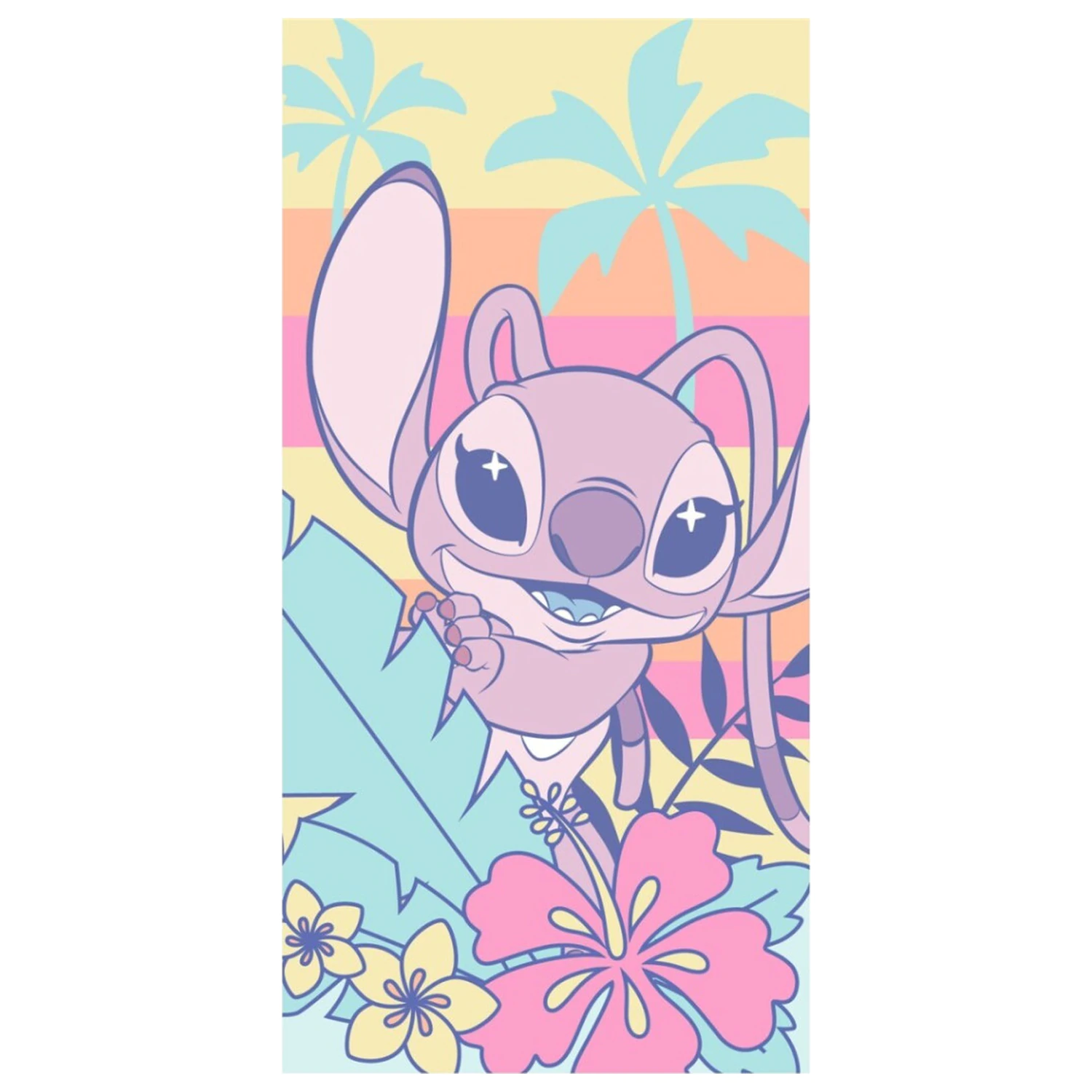 Stitch Floral Escape törölköző 70x140cm termékfotó