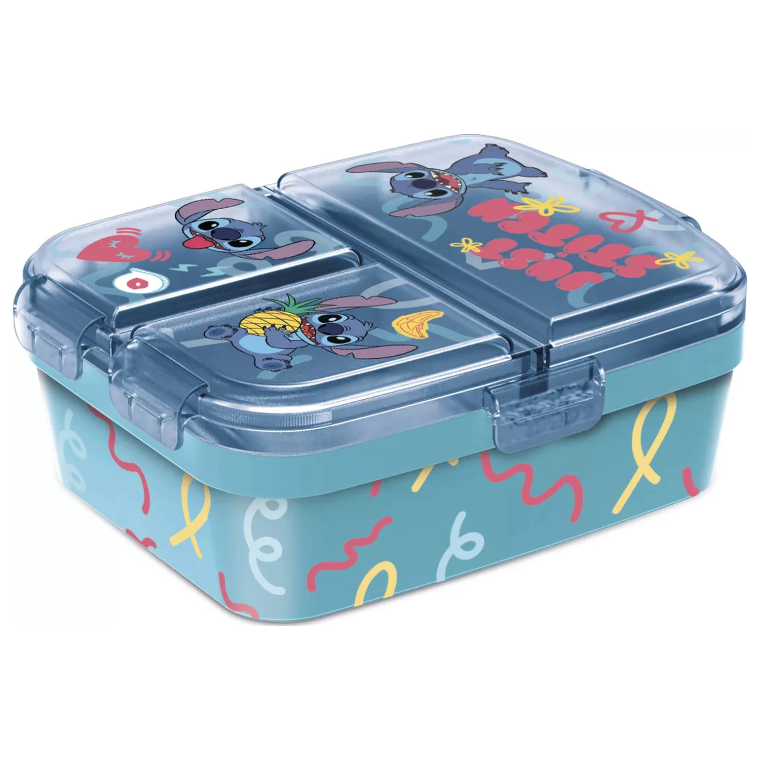 Stitch Just több rekeszes uzsonnás doboz, szendvicsdoboz XL termékfotó