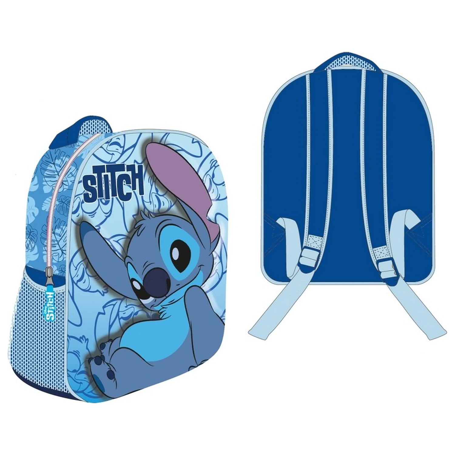 Stitch Lazy Deluxe 3D hátizsák, táska 30 cm termékfotó