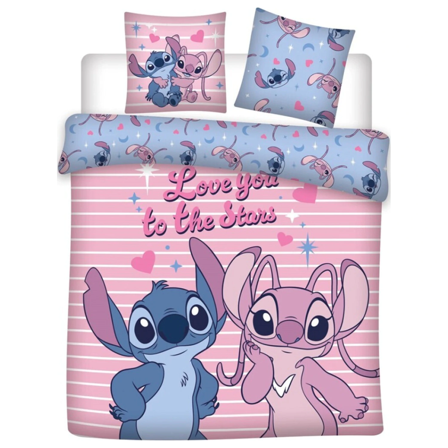 Stitch Love You dupla, kétszemélyes ágyneműhuzat termékfotó