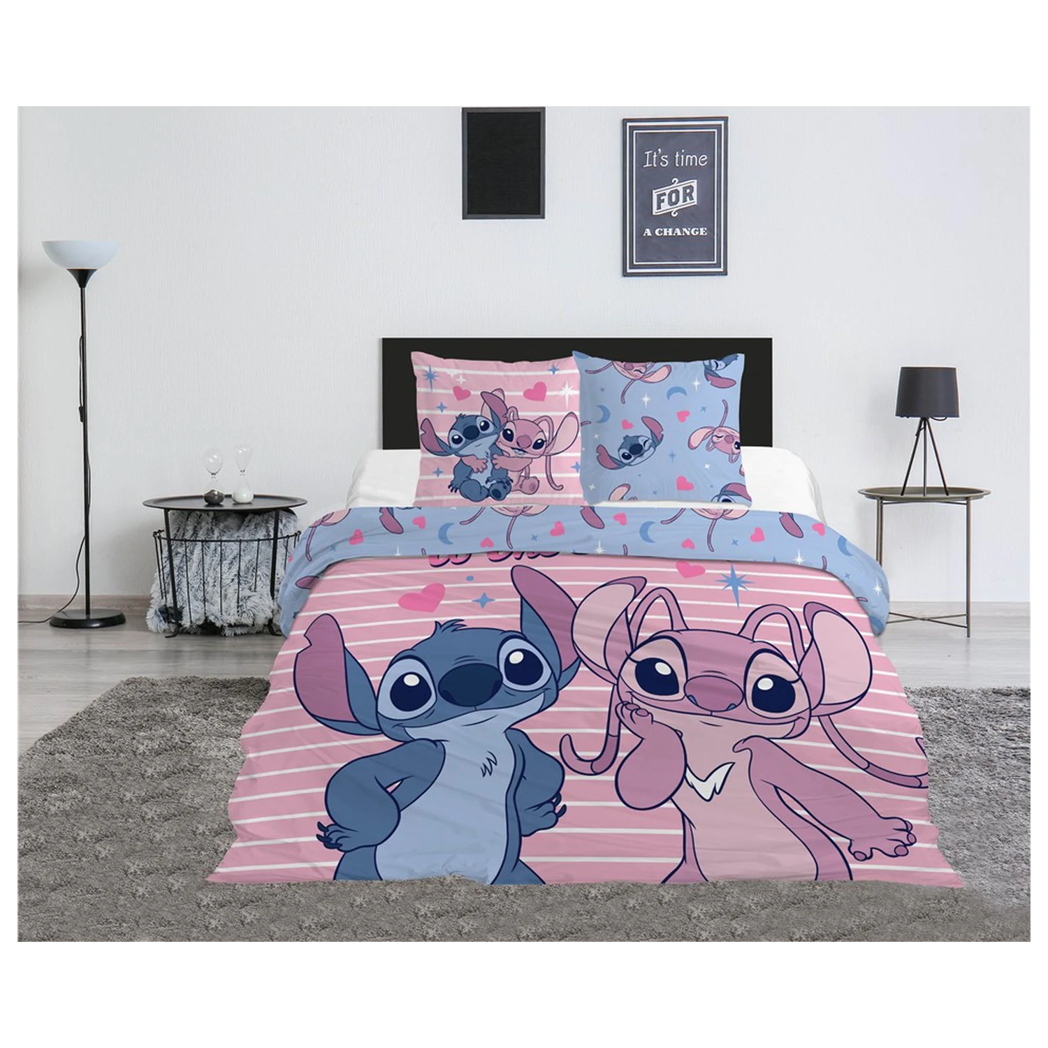 Stitch Love You dupla, kétszemélyes ágyneműhuzat termékfotó