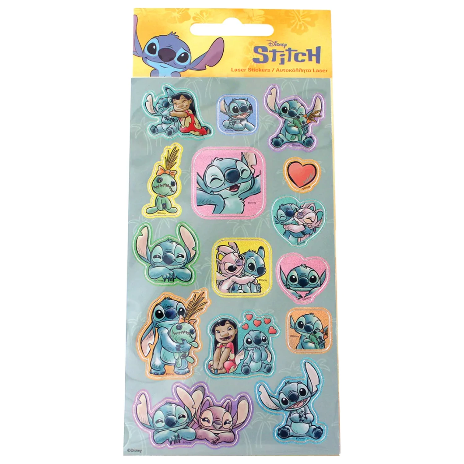 Stitch Palm hologrammos matrica szett termékfotó