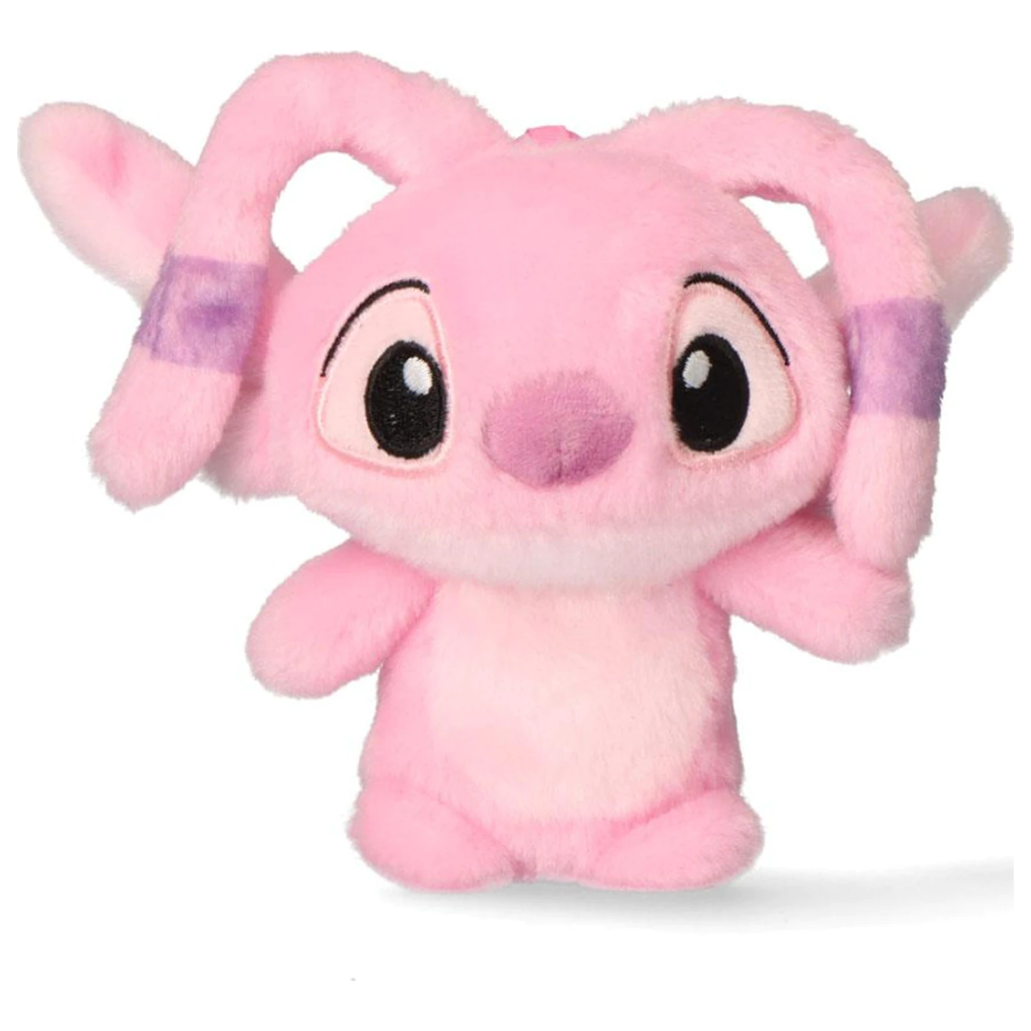Stitch Pink 3D plüss figura akasztóval, táskadísz 12 cm termékfotó