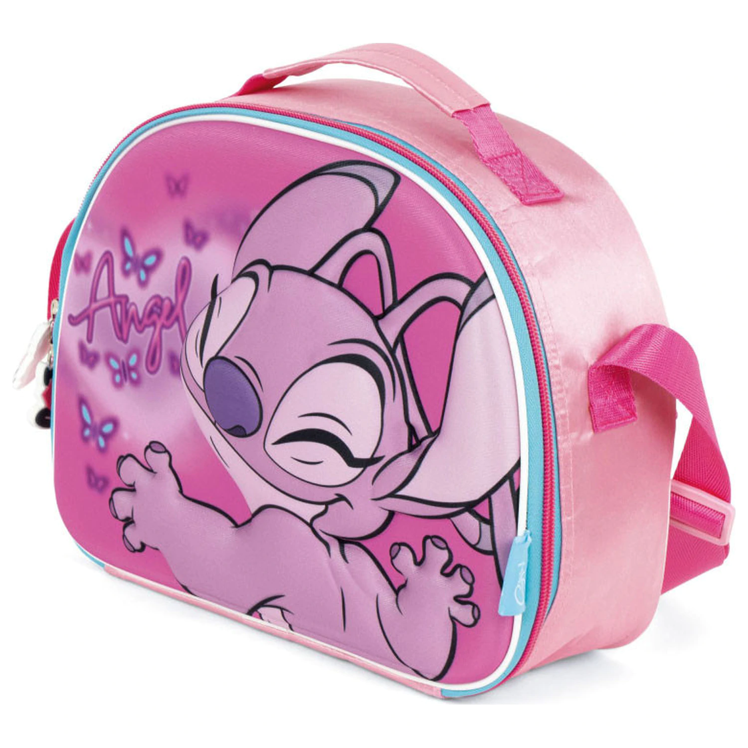 Stitch Pink Angel 3D thermo uzsonnás táska 26 cm termékfotó