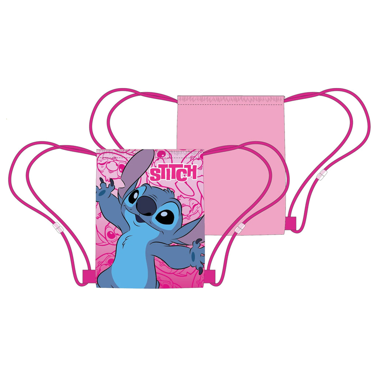 Stitch Pink Planet sporttáska, tornazsák 40 cm termékfotó