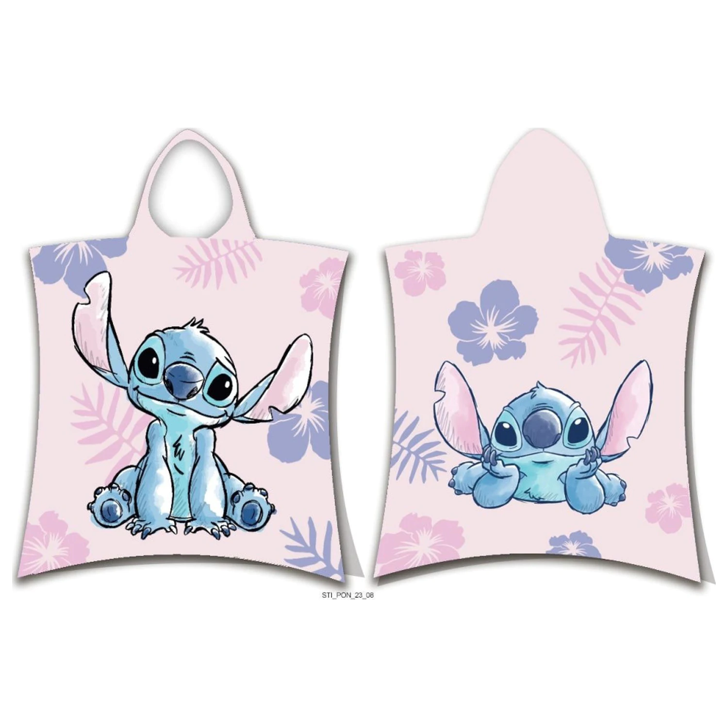 Stitch Pink strand törölköző poncsó  termékfotó