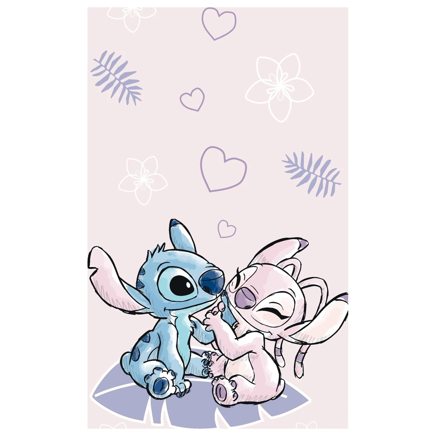 Stitch Pink törölköző  termékfotó