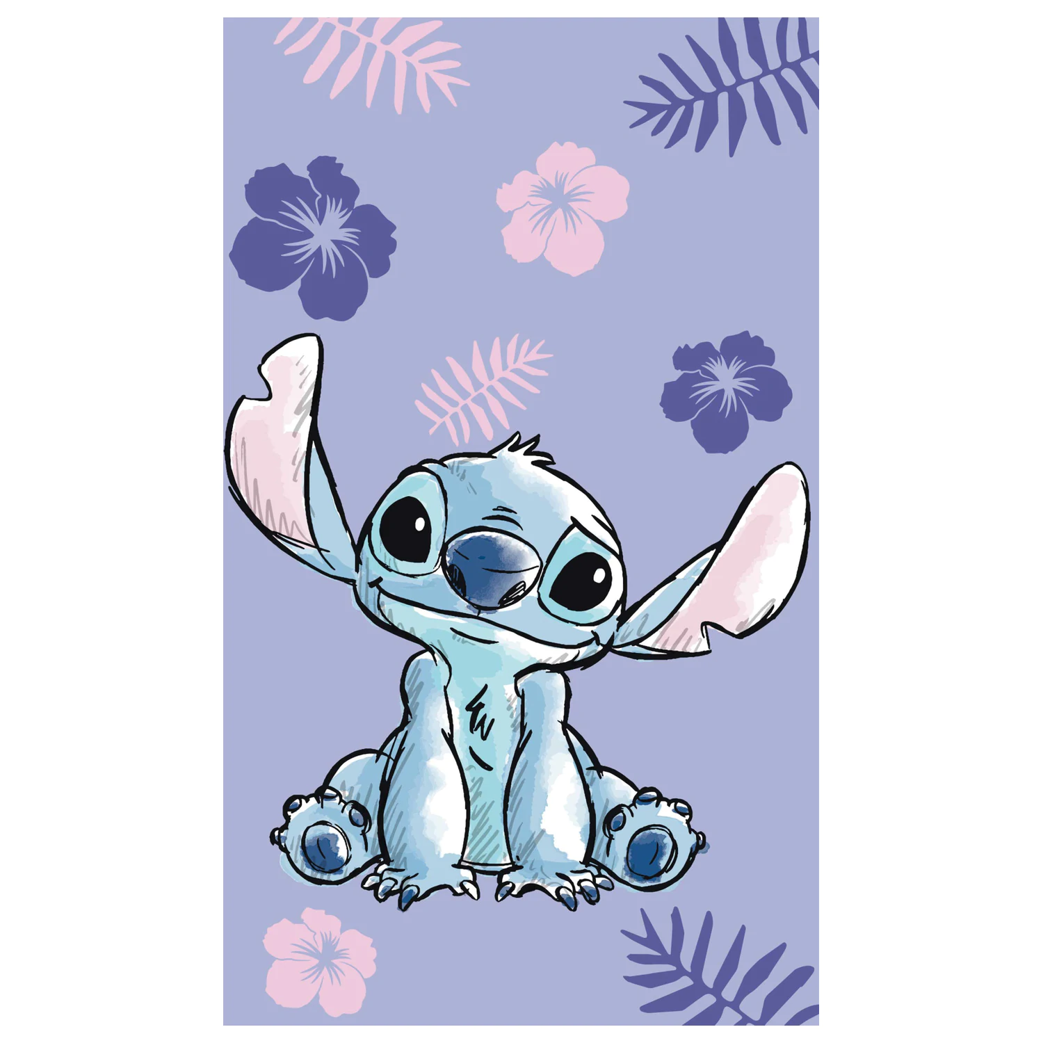 Stitch Purple kéztörlő, arctörlő, törölköző termékfotó
