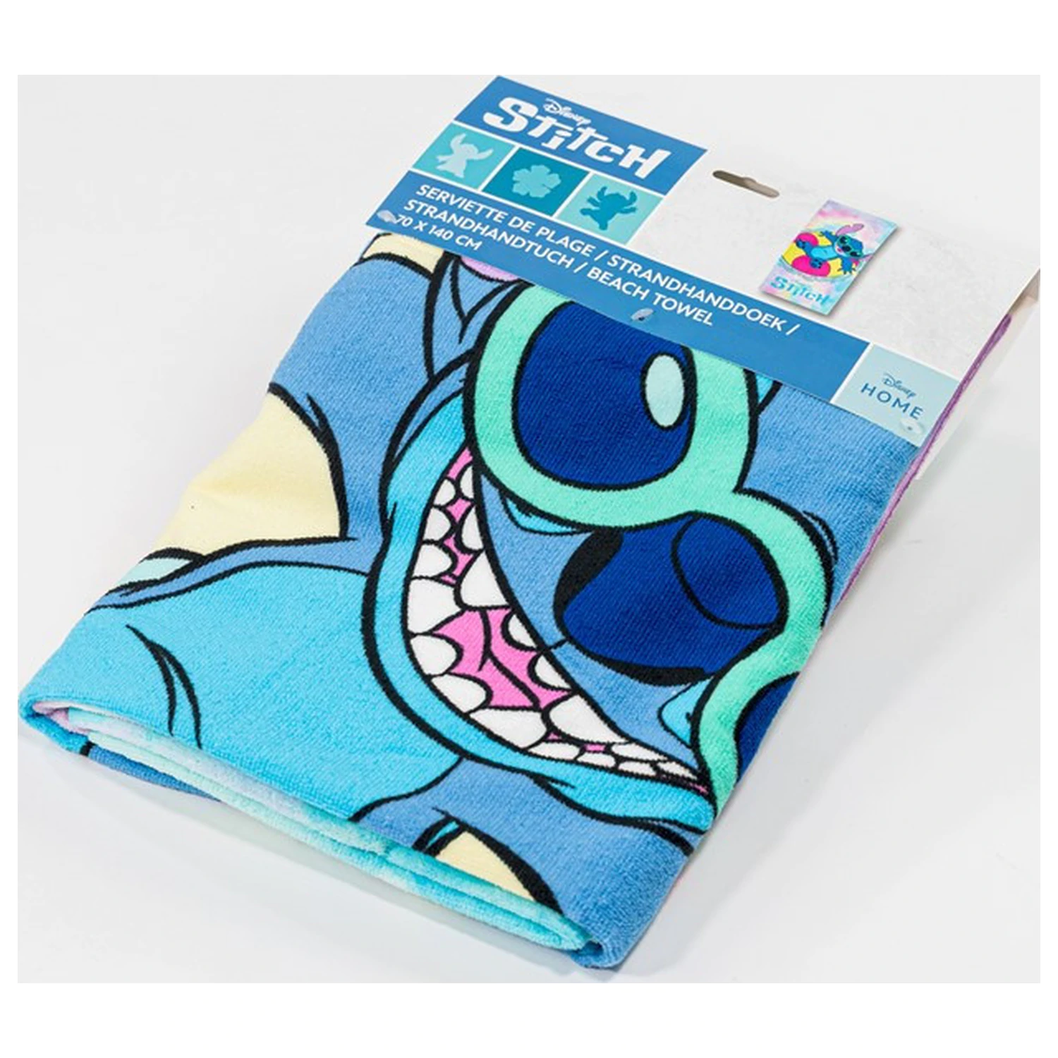 Stitch Rainbow Waves törölköző 70x140cm termékfotó