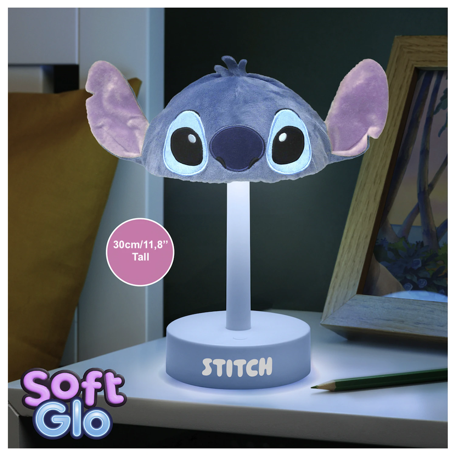Stitch 'SoftGlo' Fluffy dekoratívlámpa termékfotó
