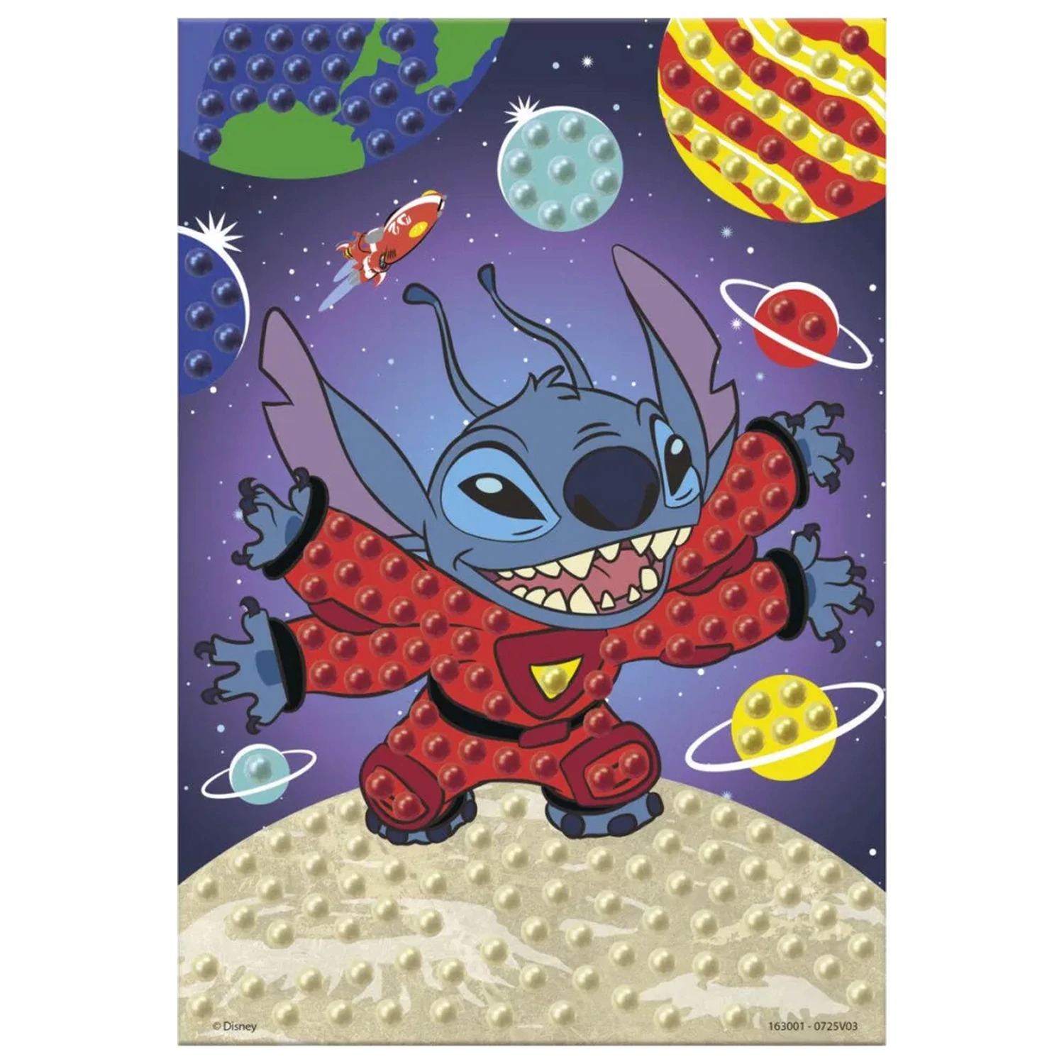 Stitch Space gyöngyös kreatív szett A5 termékfotó