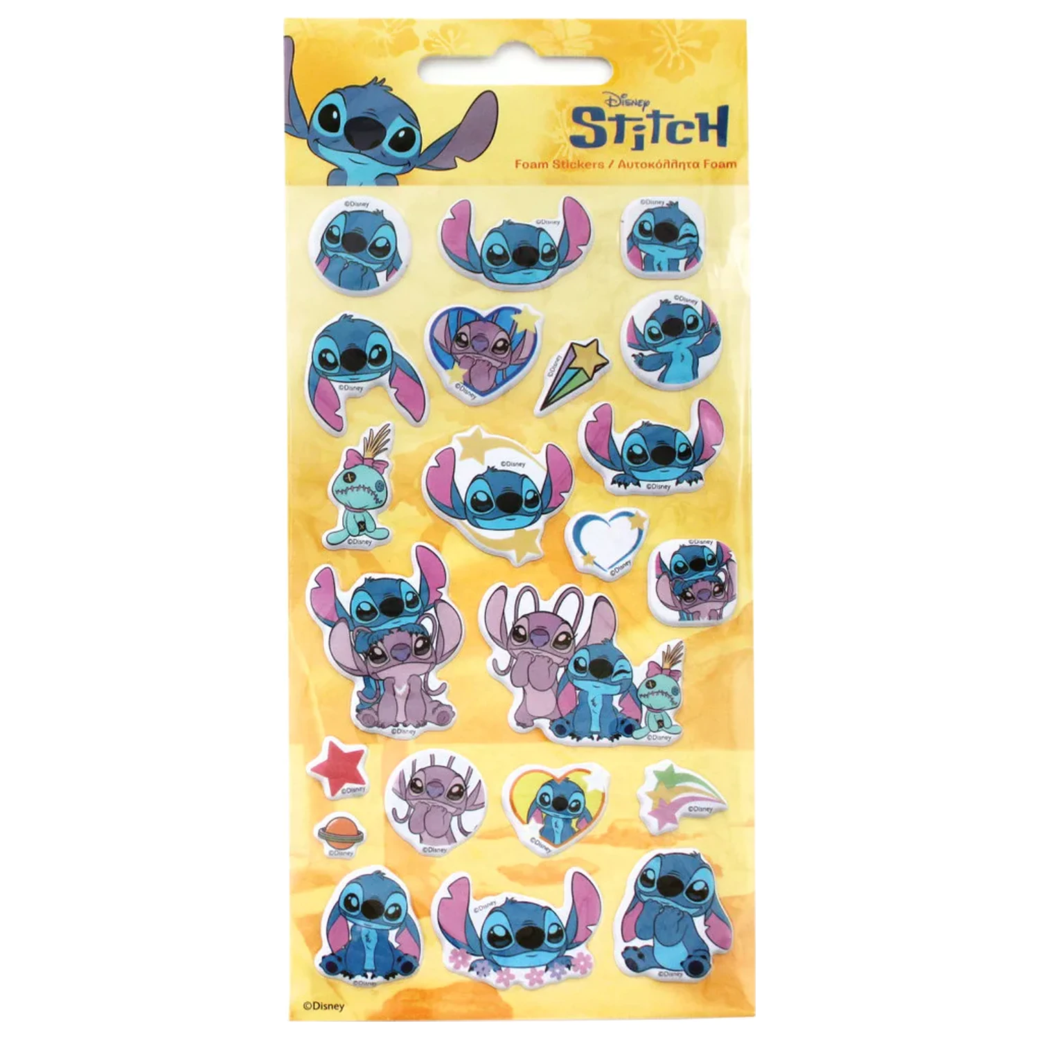 Stitch Star pufi szivacs matrica szett termékfotó