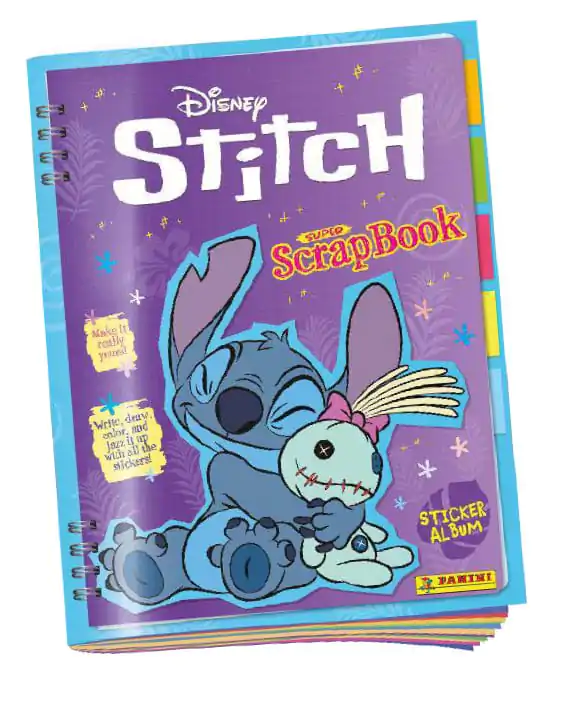 Stitch Super ScrapBook matrica album német nyelvű termékfotó