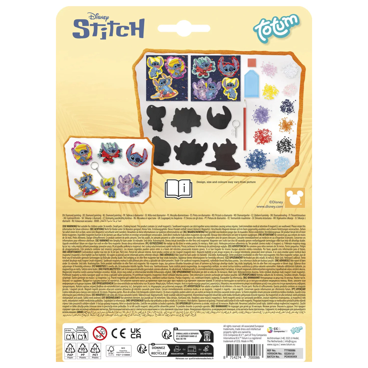 Stitch Surf gyémántszemes mágneses szett termékfotó
