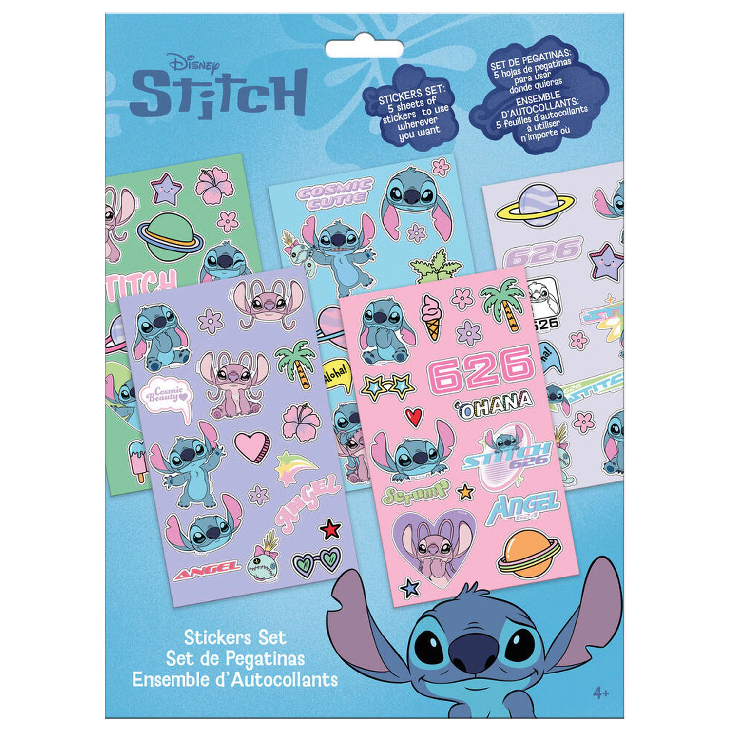 Stitch This World matrica szett 5 ív termékfotó