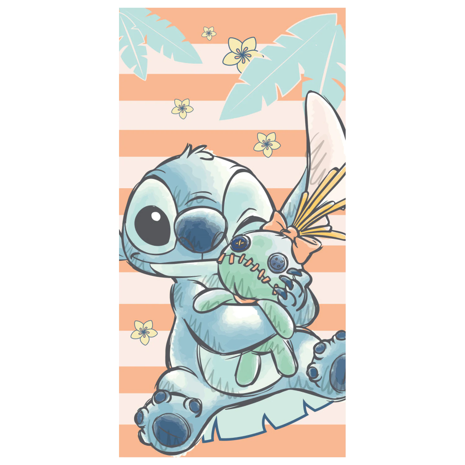 Stitch Tropical Hugs törölköző 70x140cm termékfotó