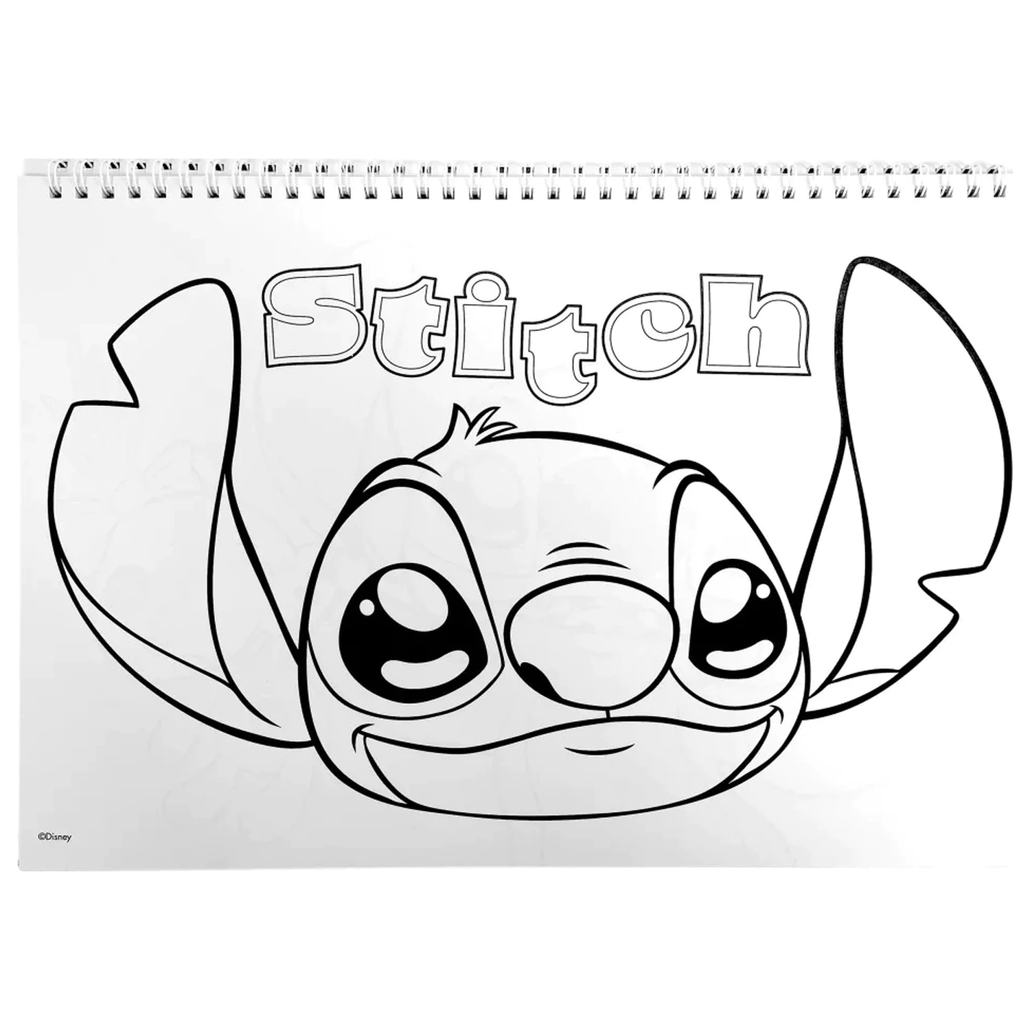 Stitch Universe A/4 spirál vázlatfüzet 40 lapos matricával termékfotó