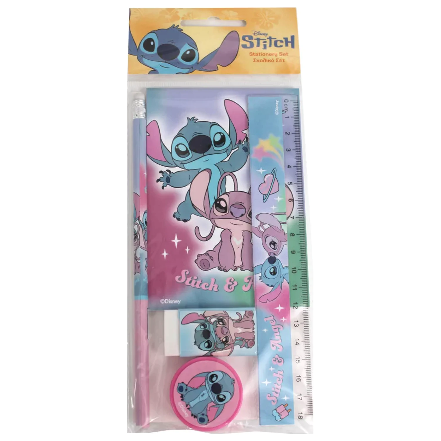 Stitch Universe írószer szett 5 db-os termékfotó