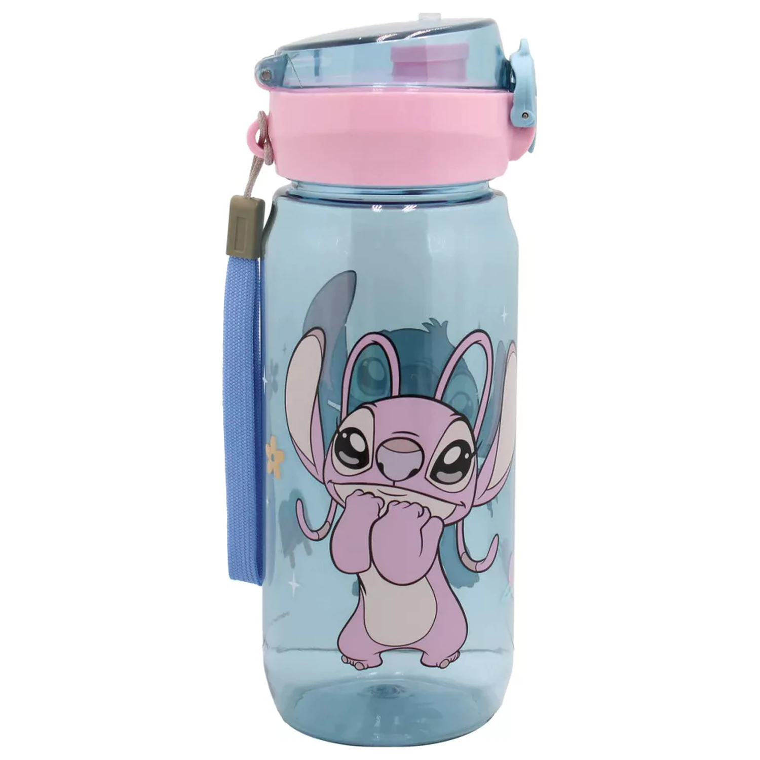 Stitch Universe műanyag kulacs akasztóval 600 ml termékfotó