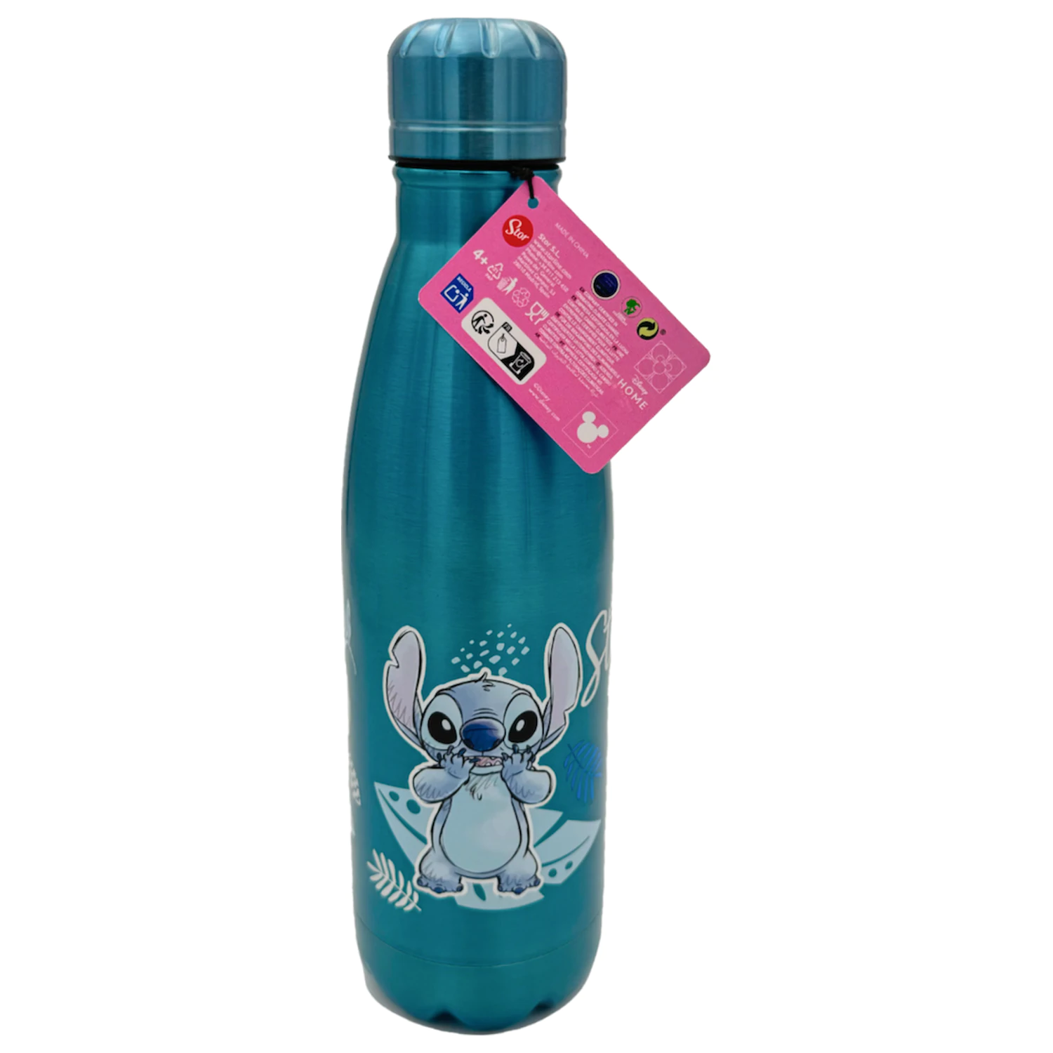 Stitch Watercolor Metalic Blue rozsdamentes acél palack kulacs 780ml termékfotó