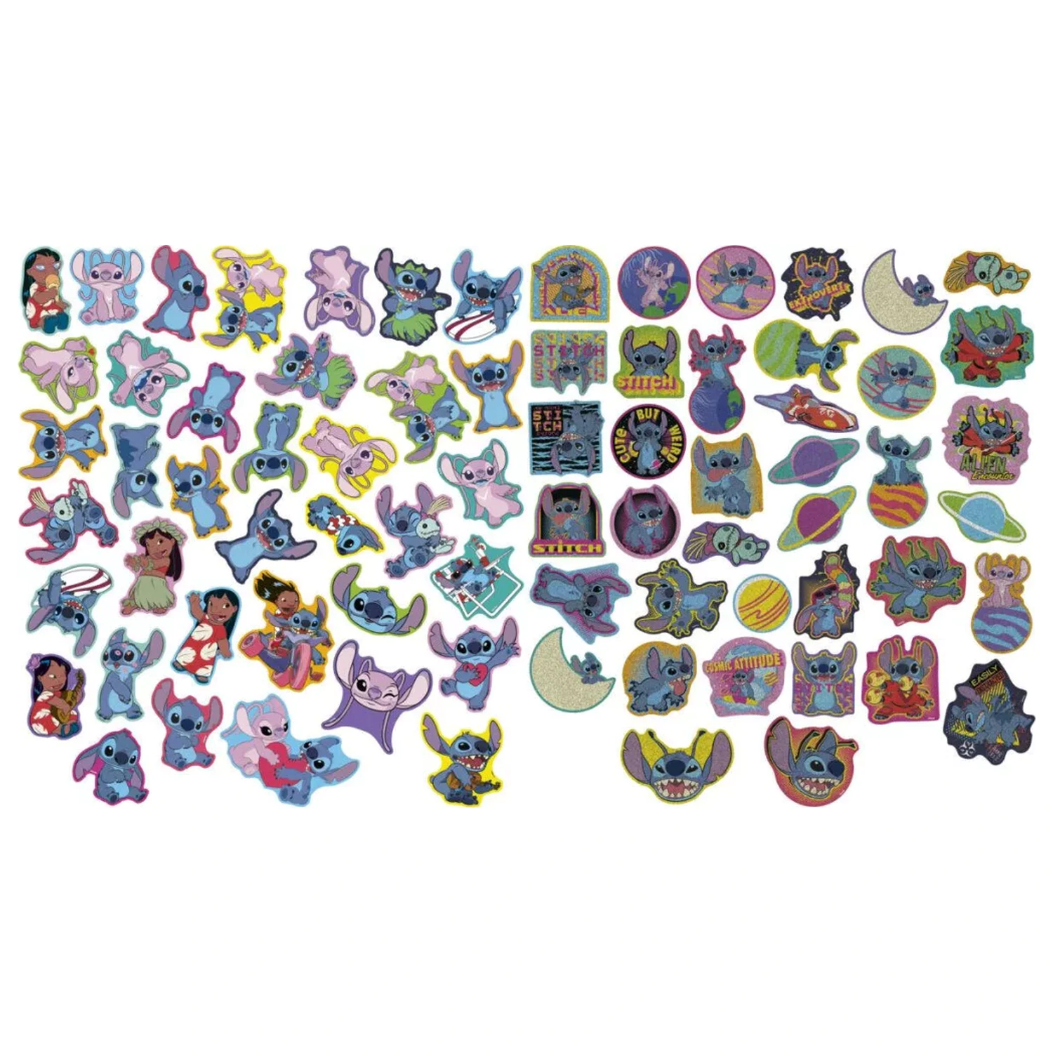 Stitch Weird forma matrica szett 75 db-os termékfotó