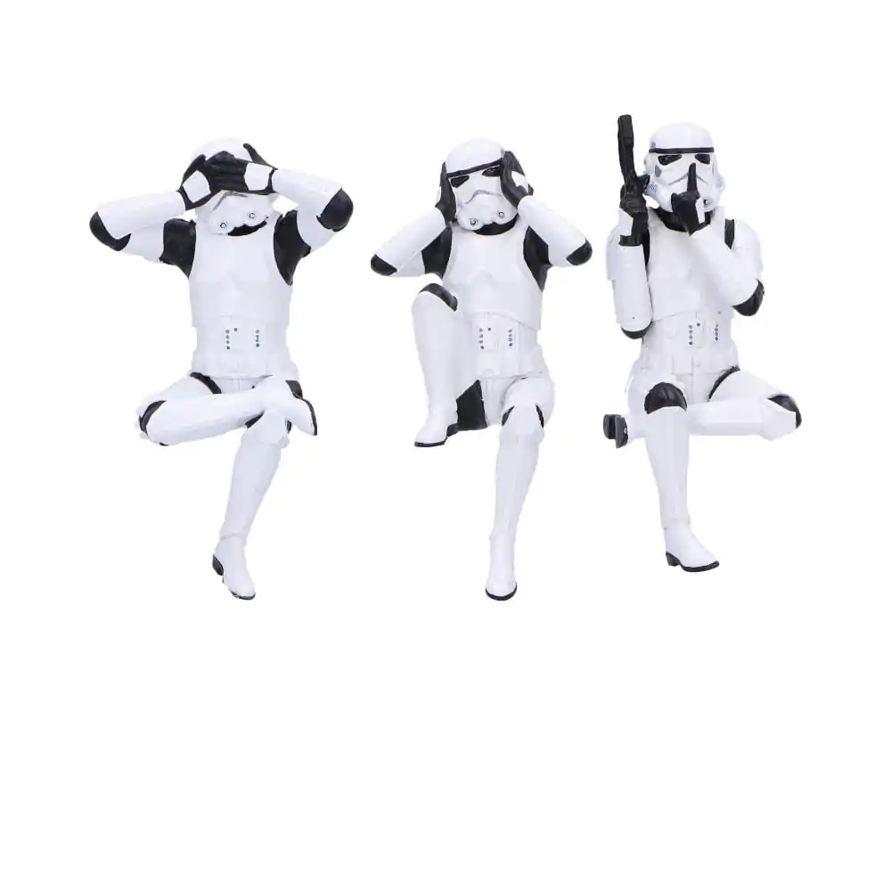 Stormtrooper Three Wise Sitting Stormtroopers figurák 11 cm termékfotó