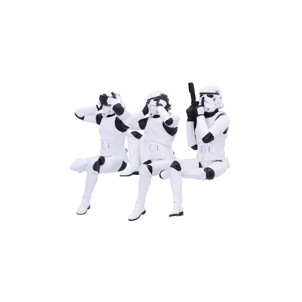 Stormtrooper Three Wise Sitting Stormtroopers figurák 11 cm termékfotó