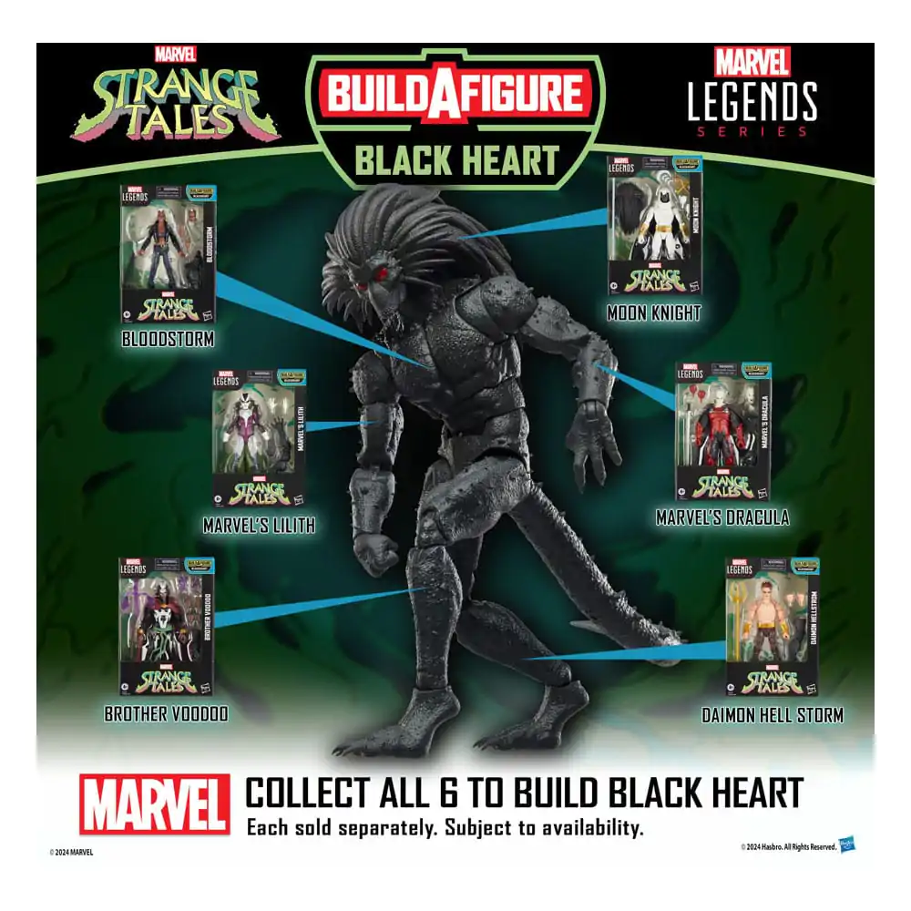 Strange Tales Marvel Legends Bloodstorm (BAF: Blackheart) akciófigura 15 cm termékfotó