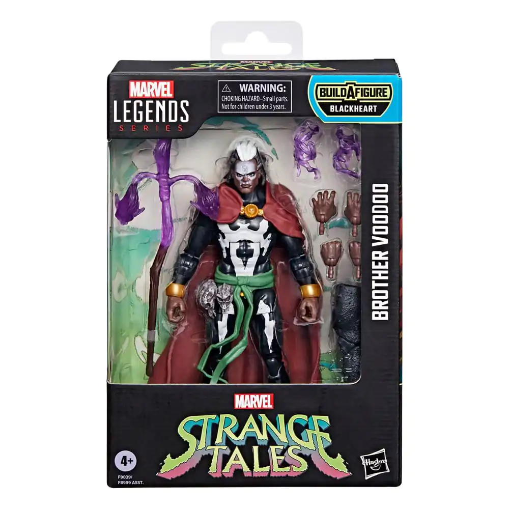 Strange Tales Marvel Legends Brother Voodoo (BAF: Blackheart) akciófigura 15 cm termékfotó