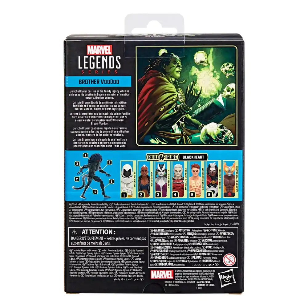 Strange Tales Marvel Legends Brother Voodoo (BAF: Blackheart) akciófigura 15 cm termékfotó