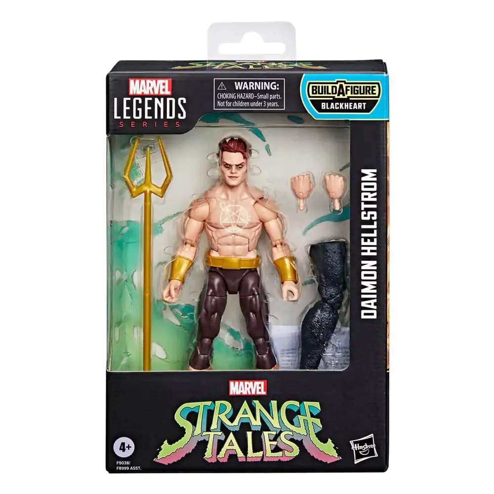 Strange Tales Marvel Legends Daimon Hellstrom (BAF: Blackheart) akciófigura 15 cm termékfotó