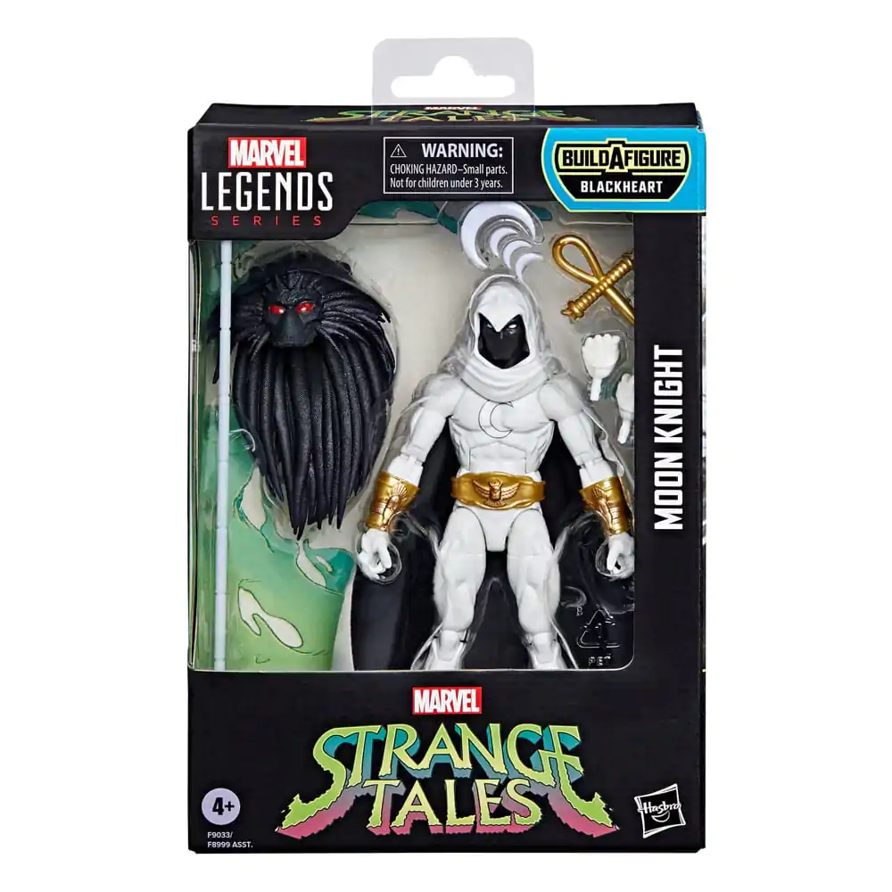 Strange Tales Marvel Legends Moon Knight (BAF: Blackheart) akciófigura 15 cm termékfotó