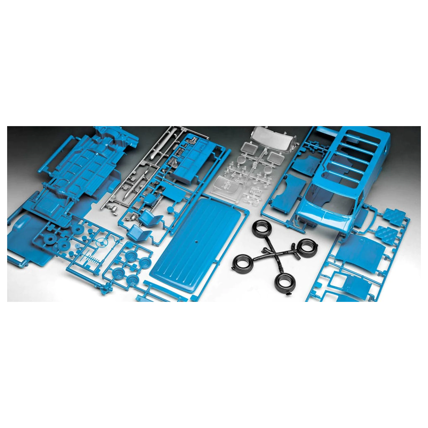 Stranger Things 1/25 Car (Aqua Color ) modellkészlet 21 cm termékfotó