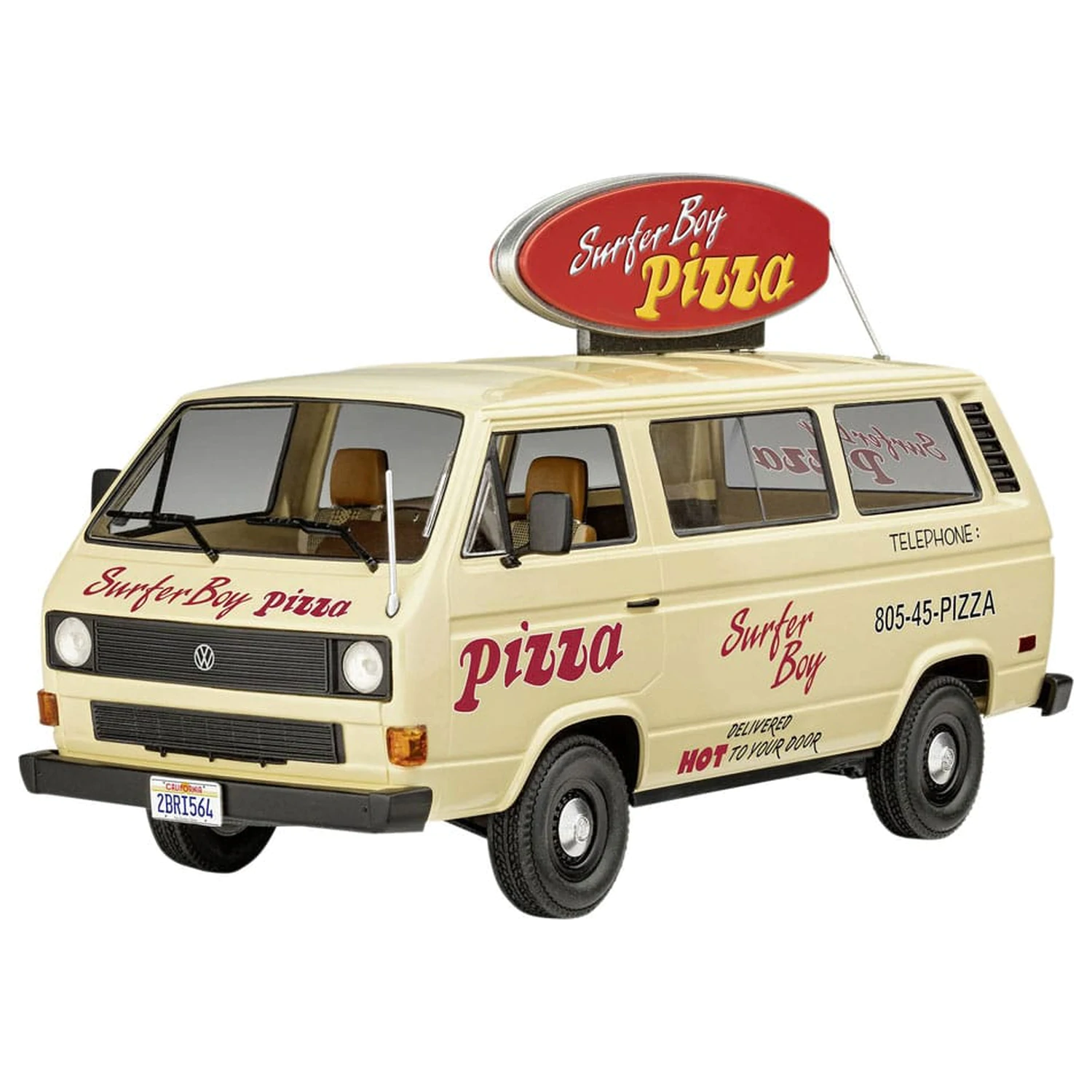 Stranger Things 1/25 VW T3 Bus Surfer Boy modell készlet 19 cm termékfotó