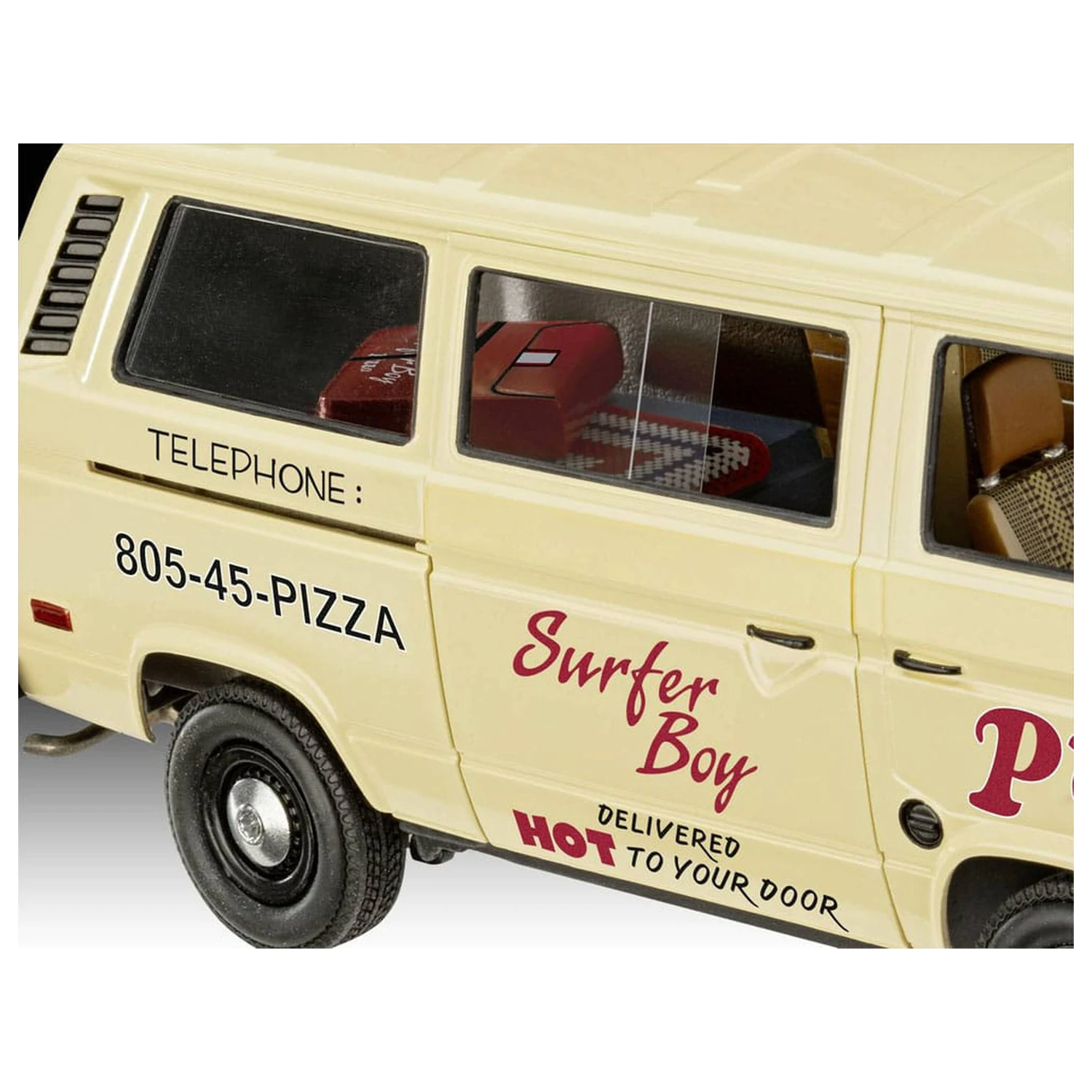 Stranger Things 1/25 VW T3 Bus Surfer Boy modell készlet 19 cm termékfotó