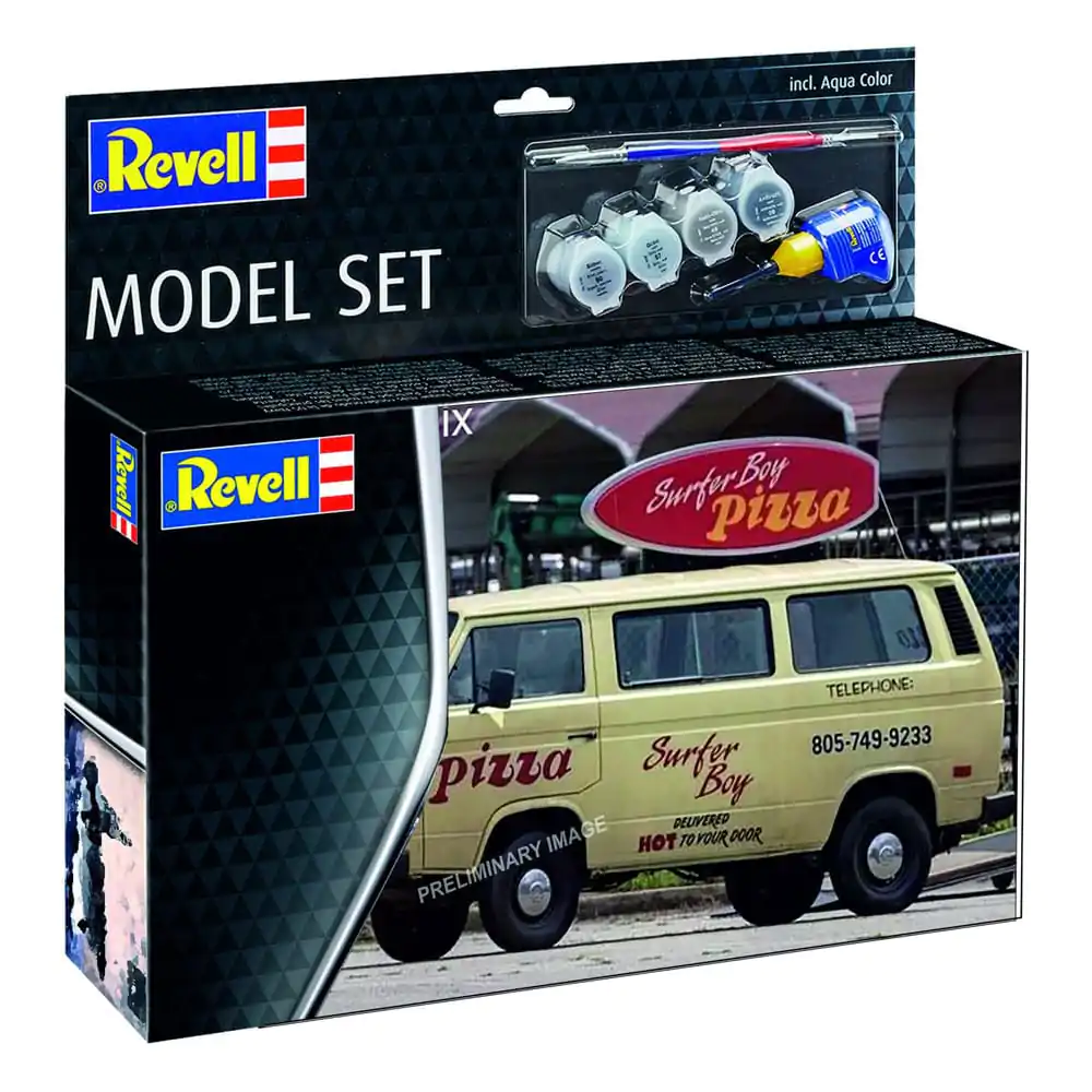 Stranger Things 1/25 VW T3 Bus Surfer Boy modell készlet csomag 19 cm termékfotó