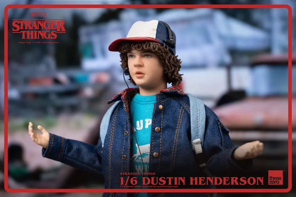 Stranger Things 1/6 Dustin Henderson akciófigura 23 cm termékfotó