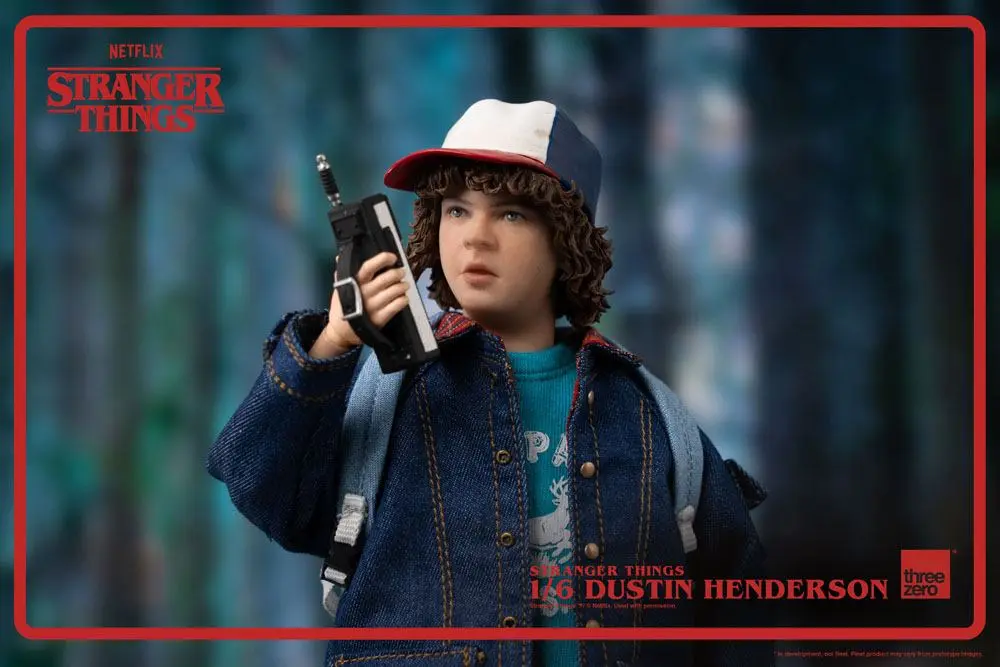 Stranger Things 1/6 Dustin Henderson akciófigura 23 cm termékfotó