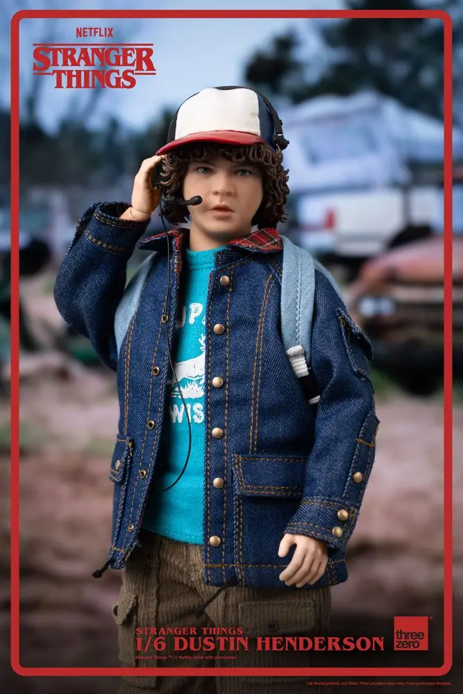 Stranger Things 1/6 Dustin Henderson akciófigura 23 cm termékfotó