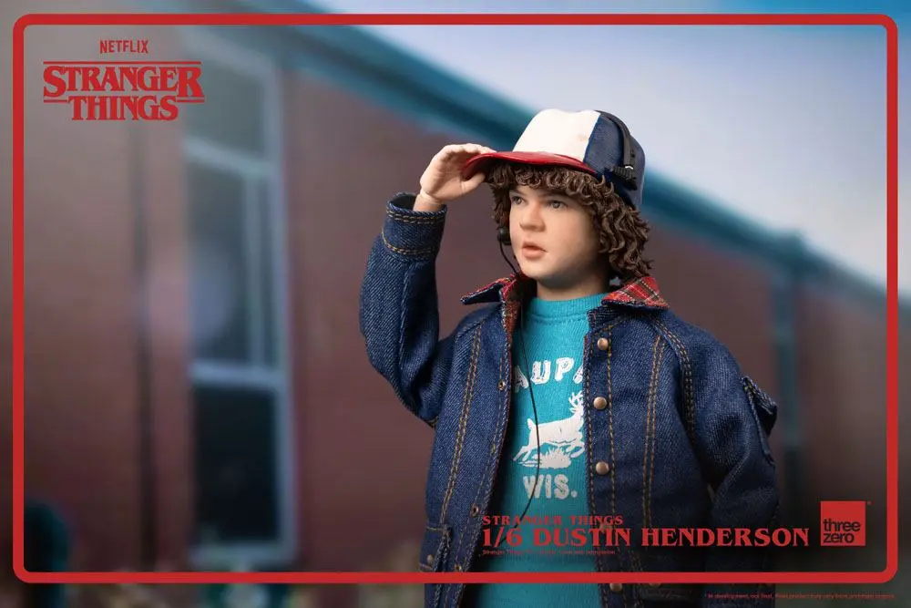 Stranger Things 1/6 Dustin Henderson akciófigura 23 cm termékfotó