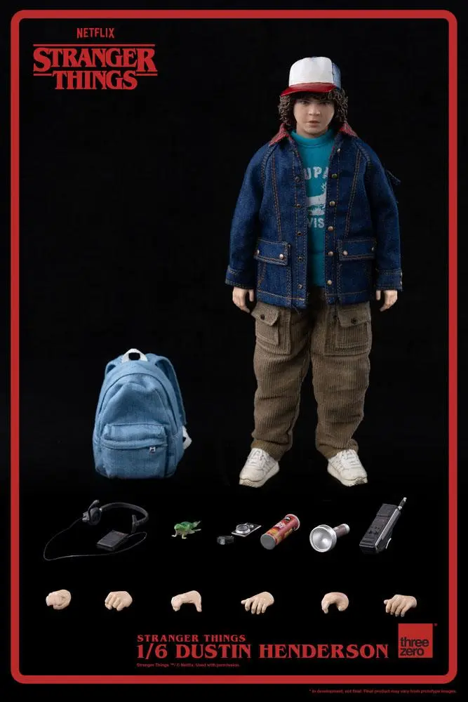 Stranger Things 1/6 Dustin Henderson akciófigura 23 cm termékfotó