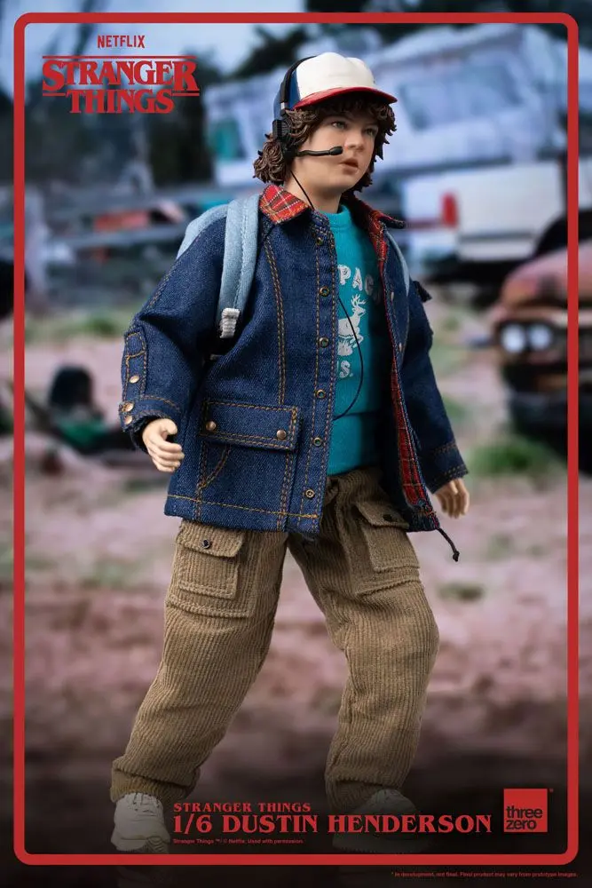 Stranger Things 1/6 Dustin Henderson akciófigura 23 cm termékfotó