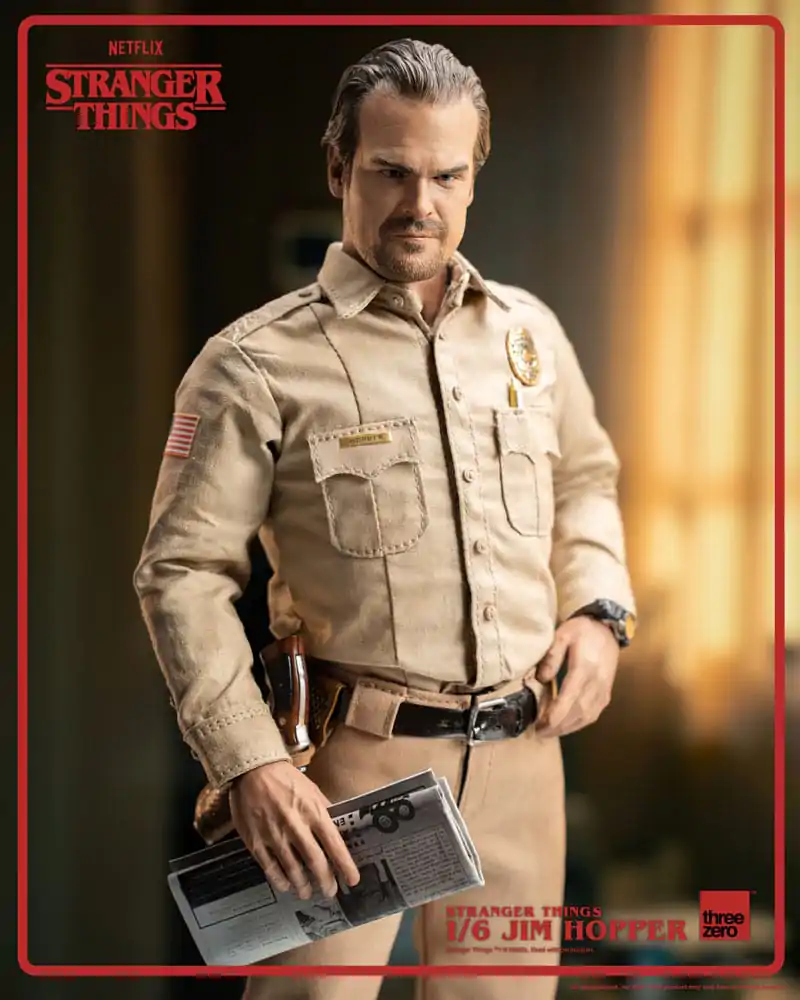 Stranger Things 1/6 Jim Hopper (Season 1) akciófigura 32 cm termékfotó