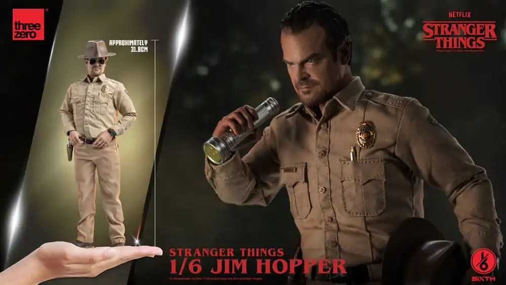 Stranger Things 1/6 Jim Hopper (Season 1) akciófigura 32 cm termékfotó